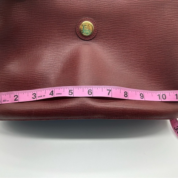Fendi crossbody shoulder Bordeaux bag deep maroon - Picture 7 of 12